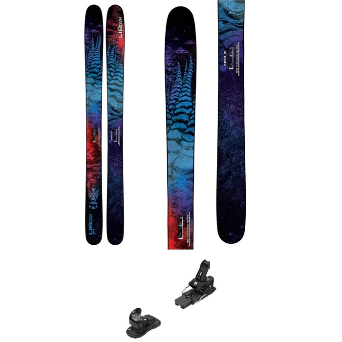 Lib Tech Yewps 118 Skis + Armada Warden 13 Demo Bindings 2022 - Used 3 Lib Tech Yewps 118 Skis + Armada Warden 13 Demo Bindings 2022 - Used