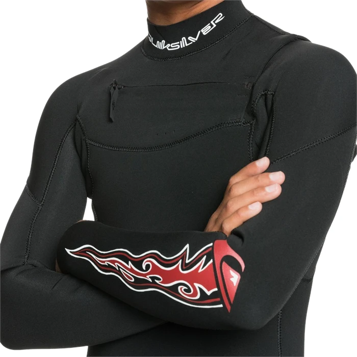 Quiksilver 3/2 Everyday Sessions Chest Zip GBS Wetsuit - Boys' 6 Quiksilver 3/2 Everyday Sessions Chest Zip GBS Wetsuit - Boys' - Image 4