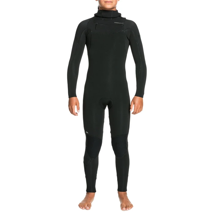 Quiksilver 4/3 Everyday Sessions Chest Zip GBS Hooded Wetsuit - Boys' 3 Quiksilver 4/3 Everyday Sessions Chest Zip GBS Hooded Wetsuit - Boys'