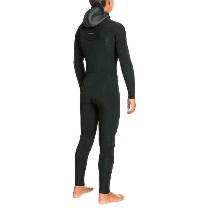 Quiksilver 4/3 Everyday Sessions Chest Zip GBS Hooded Wetsuit - Boys' 6 Quiksilver 4/3 Everyday Sessions Chest Zip GBS Hooded Wetsuit - Boys' - Image 4