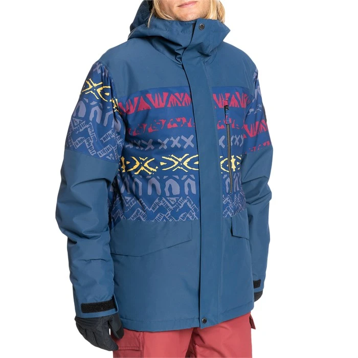 Quiksilver Mission Printed Block Jacket 3 Quiksilver Mission Printed Block Jacket
